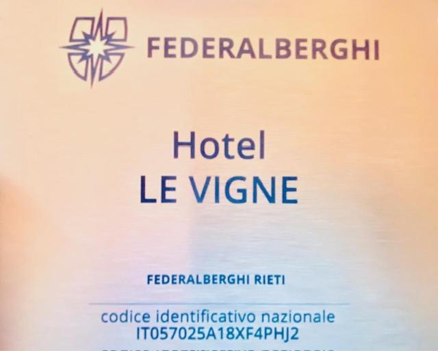 Hotel Le Vigne Contigliano Ngoại thất bức ảnh